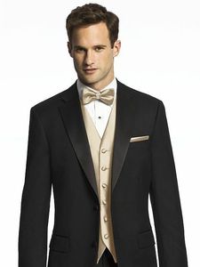 Brandneue Groomsmen Kerbe Revers Bräutigam Smoking Zwei Knöpfe Herren Anzüge Hochzeit/Abschlussball/Abendessen Trauzeuge Blazer (Jacke + Hose + Krawatte + Weste) G328