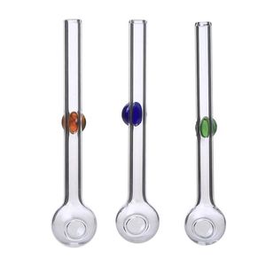 2020 Smoking Dogo Wholesale Glass Oil Burner Pipe pyrex glass oil burner pipe 10cm Curved Glass Bong Water Pipes with Different Balancer