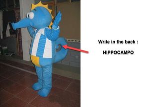 Hot Högkvalitativa Real Pictures Seahorse Mascot Kostym Lägg till logo Fancy Carnival Costume Gratis frakt