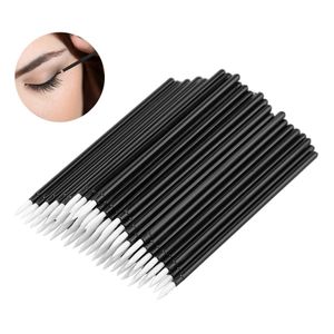 50 Pcs Applicator Cosmetic Brushes Women Makeup Eyeshadow Eyeliner Lip brush Disposable Eyeliner Liquid Wand Applicator Brush RRA2384