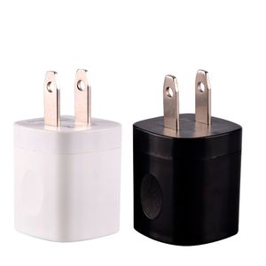 5V 1A US AC Home Travel Wall Charger Auto Power Adapter för Samsung S8 S9 S10 S6 Obs 10 iPhone 7 8 X Plus Tablet PC Mp3