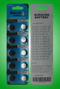 AG13 LR441.5V Alkaline Knopfzellenbatterien A76 L1154 357 SR44 für Uhren Spielzeug LED-Leuchten