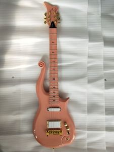 Custom Shop Prince Cloud E-Gitarre Rosa Paint Guitar 21 Bünde Gold Hardware Freies Verschiffen