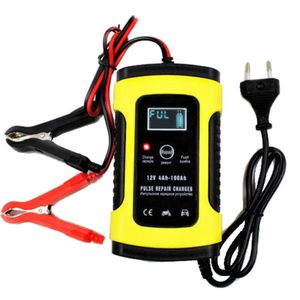 FOXSUR 12V 5A Puls Reparatur LCD Batterie Ladegerät Für Auto Motorrad Agm Gel Nass Blei Säure Batterie