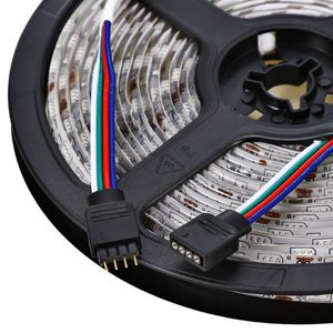 FS  -  RGB  -  5050  -  60 5M 300 LED RGBのカラフルな調光可能なフレキシブルフラットLEDストリップロープライトの家の装飾