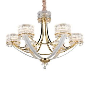 Post-modern light luxury chandelier personality creative Crystal light simple European atmosphere Crown Villa designer art lamps MYY