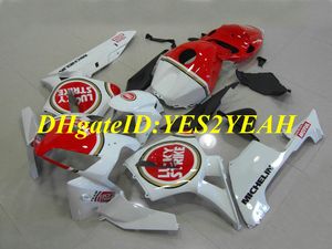 Kit carenatura moto per HONDA CBR600RR 05 06 CBR 600RR CBR 600 RR F5 2005 2006 ABS Set carene rosso bianco + regali HQ52