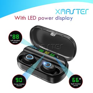 V10 Headsets D Stereo HIFI SOUND FOLIDE TWS Bluetooth Kopfhörer Tragbare Business Design Kopfhörer mit Mikrofon LED Anzeige XMaster