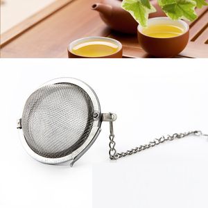 Kula ze stali nierdzewnej Blokada Herbata Mesh Herbata Infuser Filtr filtra Mesh Herbal Ball TeaSware WB691