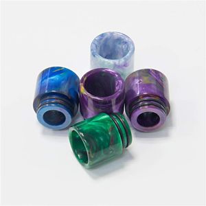 Epoxy Resin Drip Tips 810 Thread Smoking Mouthpiece Cigarette Holder For Smok TFV12 Prince TFV8 X Big Baby Vapor Pens Atomizers Household Sundries Accessories