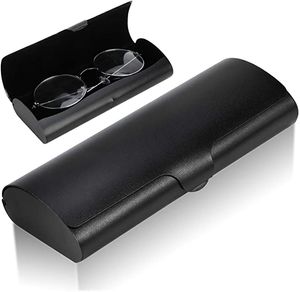 Silver Aluminum Hard Shell Eyeglass Case Light Nearsighted Spectacle Black Case Box Frosted Matte Eyeglasses Case