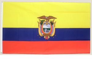 Bandeira de Equador 3x5 ft personalizado Estilo New Poliéster Impresso A República da bandeira Ecusdor bandeira 90x150cm, frete grátis