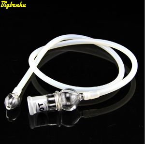 1pc Glass Vaporizer Whip for Replacement snuff snorter hose about 35 inch long pipe parts cleaner mouth tips bongs