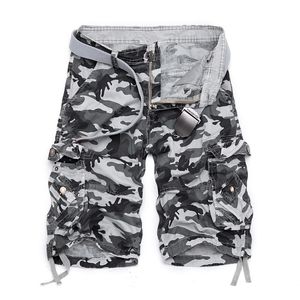 Camuflage uomini sciolti cool camo pantaloni corti vendita calda pantaloncini cargo homme abbigliamento marchio più dimensioni c19041901