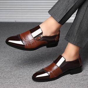 Sapatos de escritório homens clássico loafer men vestido sapatos marca sepatu slip on pria sapatos de casamento homens formal coiffeur scarpe uomo eleganti ayakkabi