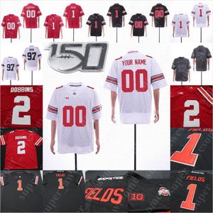 Ohio State Buckeyes Piłka nożna Jersey Nicholas Petit-Frere Chase Young Jeffrey Okuudah Baron Browning Shaun Wade Taron Vincent