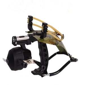 Wholesale powerful hunting slingshots for sale - Group buy High quality precision infrared outdoor powerful shooting artifact hunting slingshot fish dart outdoor fishing set