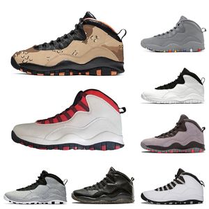 Sports De Ciel achat en gros de 10 Chaussures de basketball pour hommes Tinker Ciment Desert Camo Back Chicago Sky Smoke Grey s Hommes Sports Sneakers Taille