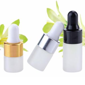 1/2 3 ml Mini flacone contagocce in vetro trasparente contenitore vuoto riutilizzabile fiale contagocce con pipetta per bottiglie di olio essenziale di profumo cosmetico