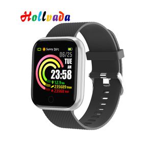 TF8 Clock Smart Watch Multi-Sports Mode Sms Call Reminder Hjärtfrekvens Blodtryck Bluetooth Watch Män Kvinnor PK T70 T80 P80