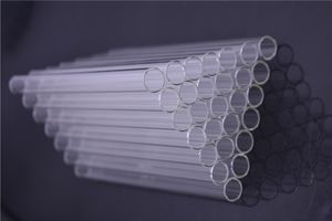 STRAIGHT 5.9inch Pyrex Glass Tube Love Rose Glass straw Eco Borosilicate Glass Drinking Straws pipe