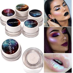 Polarized high gloss paste Highlighters 5 colors aurora rainbow eyeshadow Colorful chameleon Highlighter shimmer powder long-lasting free ship 120