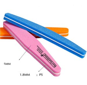 Spikfiler Sunshine Diamond Sponge Polering Svampar Buffert Nails Vattentät NailFile Polished Art Salon Beauty Tools Gratis Ship 500