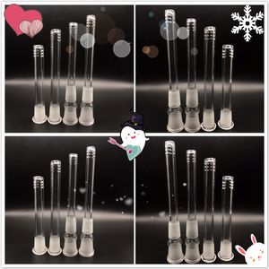 Gratis DHL !!! Glas Downstem Diffuser 14mm till 18mm Man Kvinna Joint Glas Down Stam För Glas Bongs Vattenrör