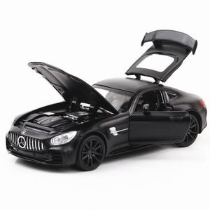 1:32 BENZ GTR AMG Metal Alloy Super Diecasts & Vehicles Miniature Scale Model Car Toy For Children Y200318