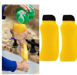 3-in-1 Silicone Cleaning Brush Sponge For Kitchen Multi-purpose Clean Tool Kitchen Silicone Sponge Cleaning Dish Brush KKA6452