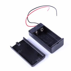 9V Battery Holder Box Case with Wire Lead ON/OFF Switch Cover Case 20