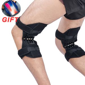 Apoio conjunto Johne Almofadas Respirável Poderoso Rebound Força de Primavera Joelho Booster Knee Suporte de Brace para Esportes Escalada Elevador de Energia T191226