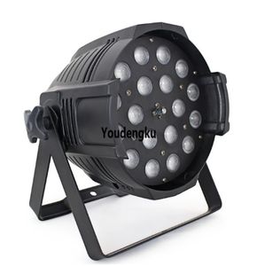 6 parça 18x18w rgbaw uv 6 in1 dmx amerikan dj par yakınlaştırma düğün dj disko sahne aydınlatma için kapalı led par Büyütmek led