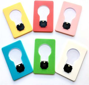 Night Light Mini Card Lamp Christmas Lights Led Lighting Bulb Card Lings for Household Bedroom Random Color