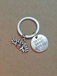 Горячий никогда не сдавайся! Волейбол M M M Charm Key Цепное кольцо для Keys Автомобильная сумка Ключ Кольцо Сумка Beychain A197