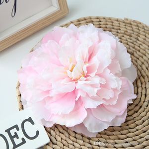 16cm Artificial Flowers Large Peony Flower Head 10 Colors High-Grade Simulation Fake Flower Party Wedding Home Decoration Supplies BH1774 CY