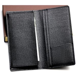 Designer-Leather Women Wallet Female Long Clutch Lady Walet Portomonee Rfid designer wallet Men Money Bag Zipper Coin Purse With Box