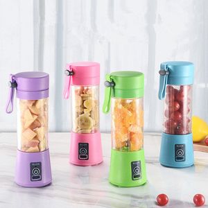 380ml Personal Mixer Tragbare Mini Mixer USB Juicer Cup Electric Juicer Flasche Obst Gemüsewerkzeuge EA284