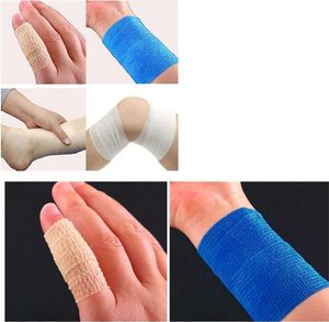 Proteção Sports bandagem elástica colorida Self Adhesive Bandage Tape Muscle Dedo Juntas Enrole Kit de Primeiros Socorros