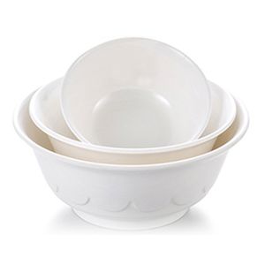 Melamin dinnerware lotus blomma skål med kedja restaurang ris skål A5 melamin skålar melamin porslin kök soppa skål