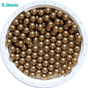 5mm Solid Brass (H62) Bearing Balls For Industrial Pumps, Valves, Electronic Devices, Heating Units and Furniture Rails