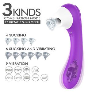 2 In 1 G Spot Sex Toys for Woman Powerful dildo Vibrator Vibrator Clitoris Nipple Sucker Clit Sucker Clitoris Sucke adult toys T200517