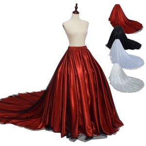 Rainha princesa cosplay sereia saia de trem longo senhora maxi saias vestido de casamento saias vestido de festa à noite