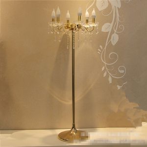 New style Modern iron outdoor garden lantern and wedding decoration metal candle holder best0801