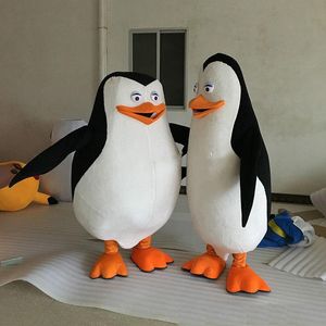 2018 vendita calda del costume della mascotte del pinguino del Madagascar il vestito operato dal trasporto libero