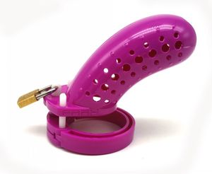 Male Restraint Chastity Device med 5 ringar Vuxen spelbälte bur sexleksak för män 23