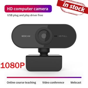 1080p 720p webbkamera HD-kamera webbkamera autofokus inbyggd mikrofon för dator PC-laptop fliken Konferens Webcast Drop Ship