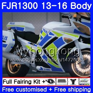 Kropp för Yamaha FJR1300A FJR1300 13 FJR-1300 13 14 15 16 247HM.32 FJR-1300A FJR1300 En blå fabrik Hot FJR 1300 2013 2014 2015 2016 Fairings