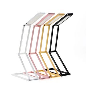 LED 데스크 램프 변압기 2 단계 디 밍이 가능한 휴대용 테이블 램프 USB Rechargable 알루미늄 합금 Foldable 야간 조명