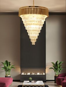 Modern LED Crystal Chandelier Lighting Luster Chandeliers Lamparas Art Creative Personality Hotel Lobby Light Fixture LLFA